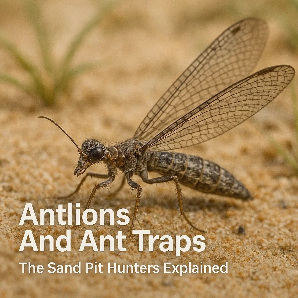 Antlions And Ant Traps The Sand Pit Hunters Explained