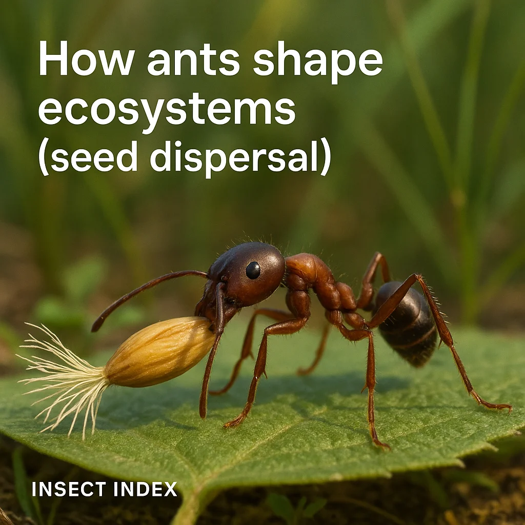 How ants shape ecosystems (seed dispersal)
