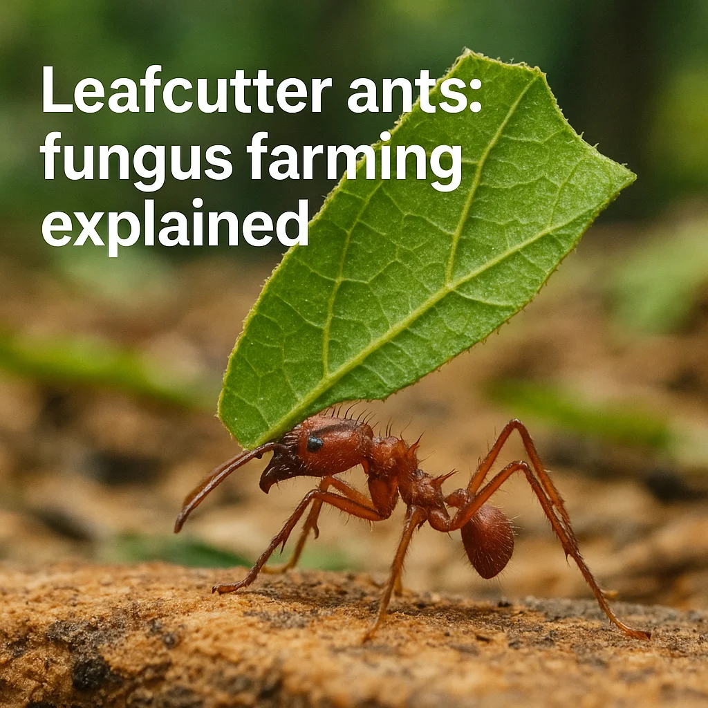 Leafcutter ants: fungus farming explained
