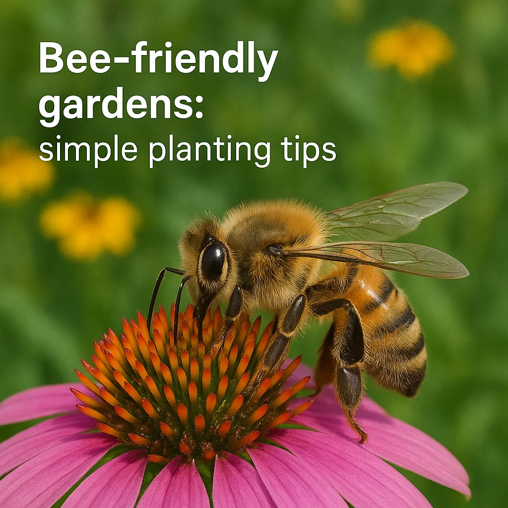Bee-friendly gardens: simple planting tips