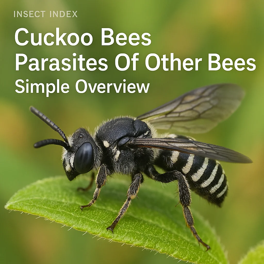 Cuckoo Bees Parasites Of Other Bees Simple Overview
