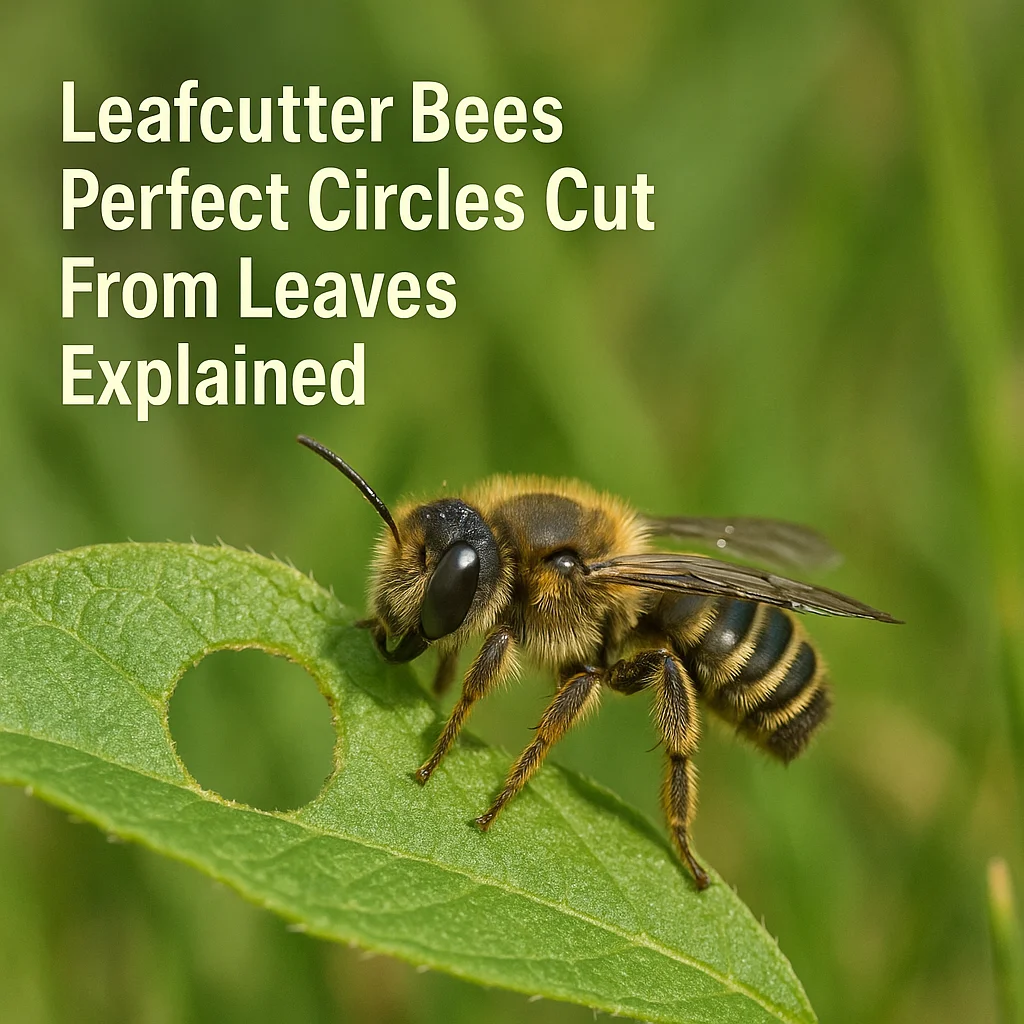 Leafcutter Bees Perfect Circles Cut From Leaves Explained