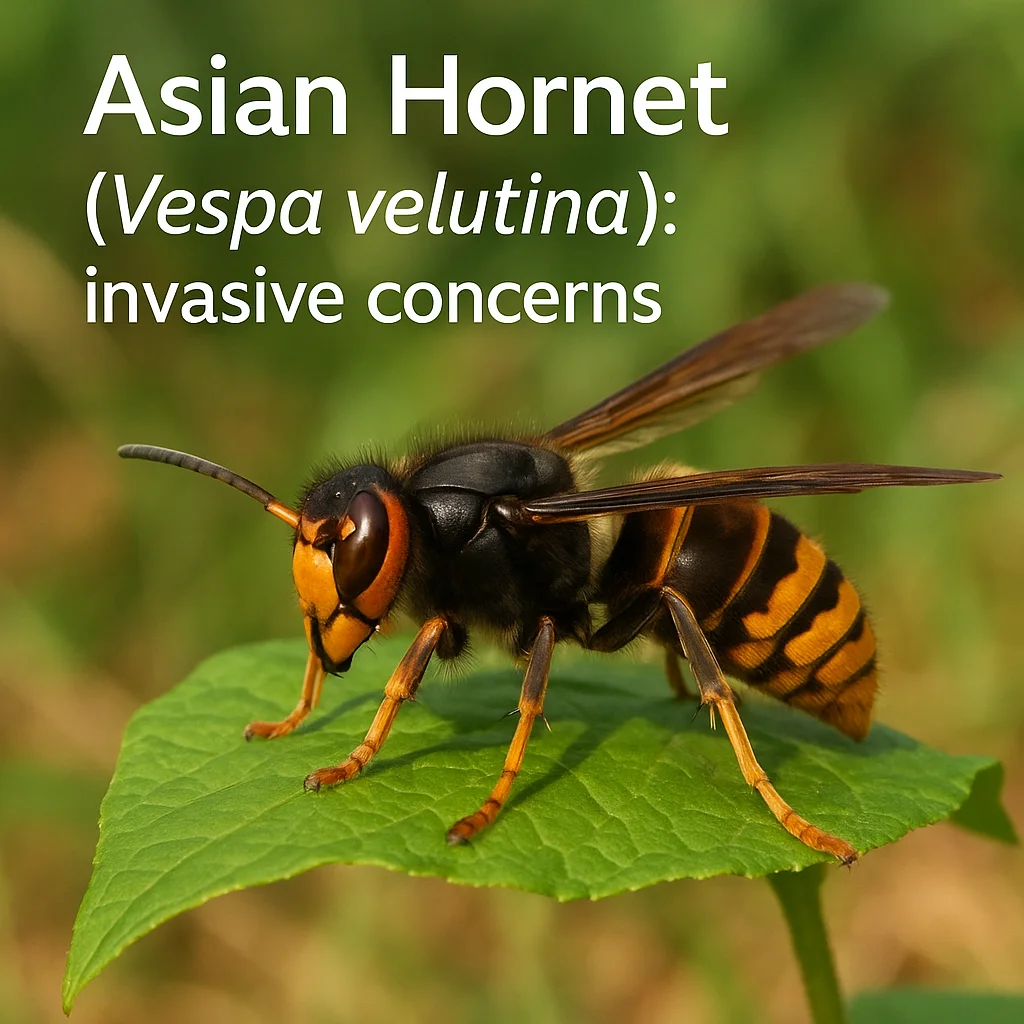 Asian Hornet (Vespa velutina): invasive concerns