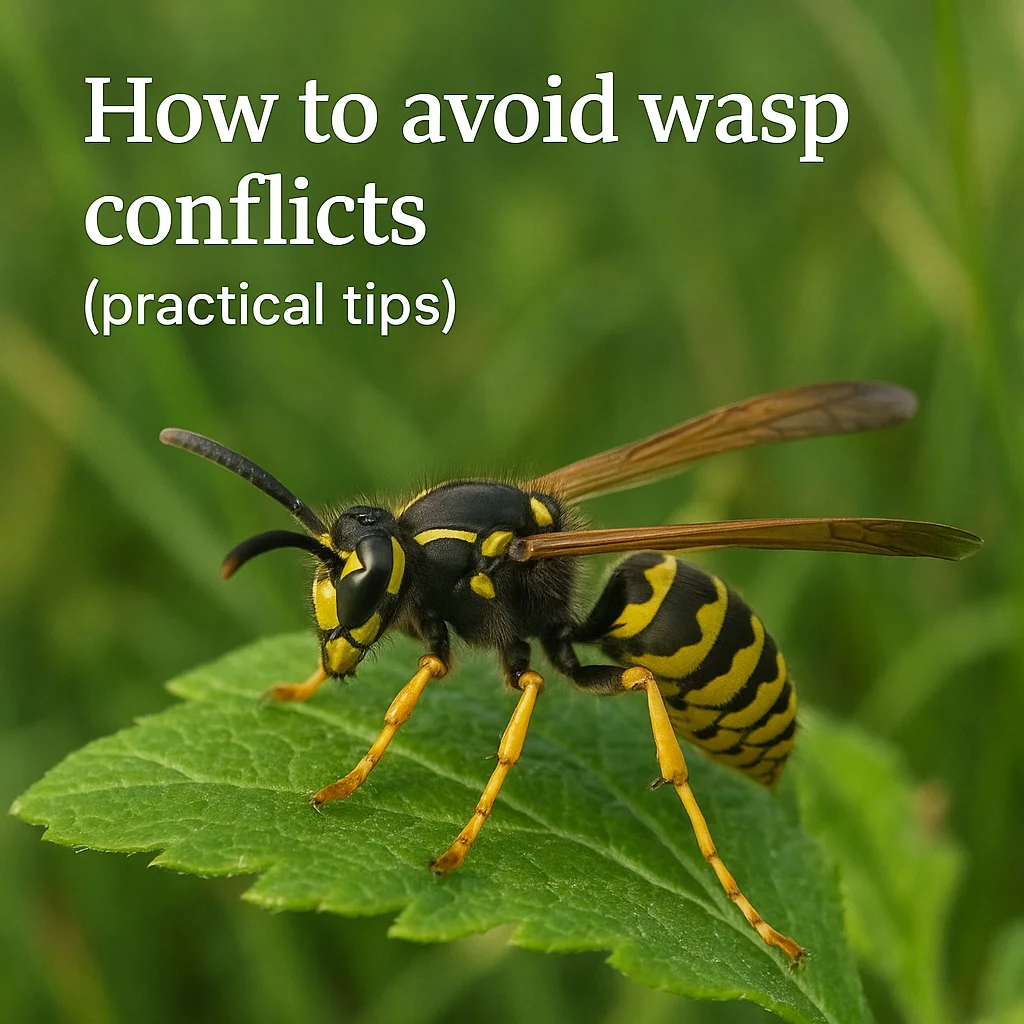 How to avoid wasp conflicts (practical tips)