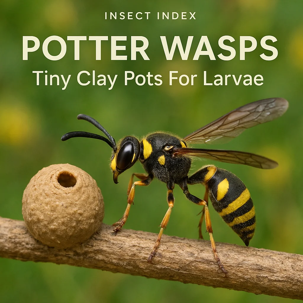 Potter Wasps Tiny Clay Pots For Larvae