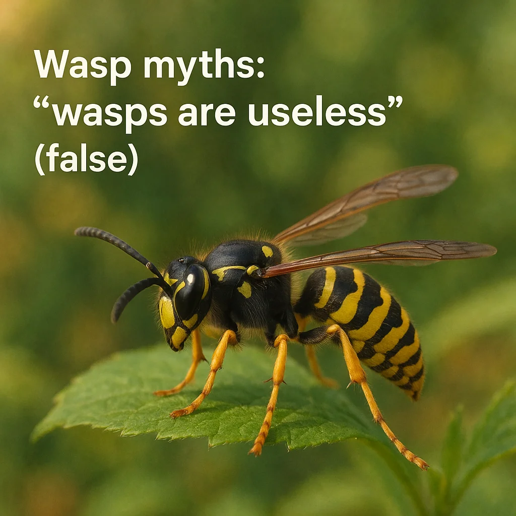 Wasp myths: “wasps are useless” (false)