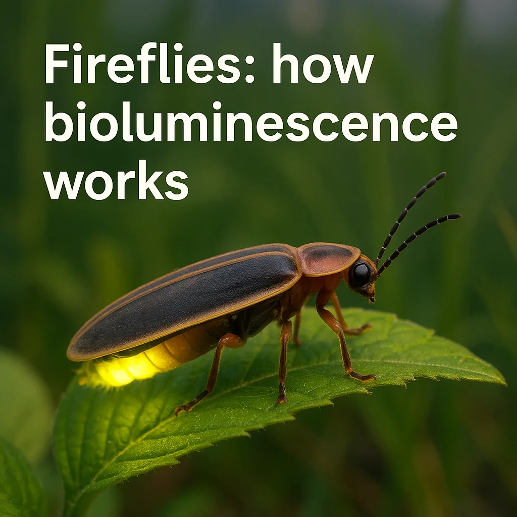 Fireflies: how bioluminescence works