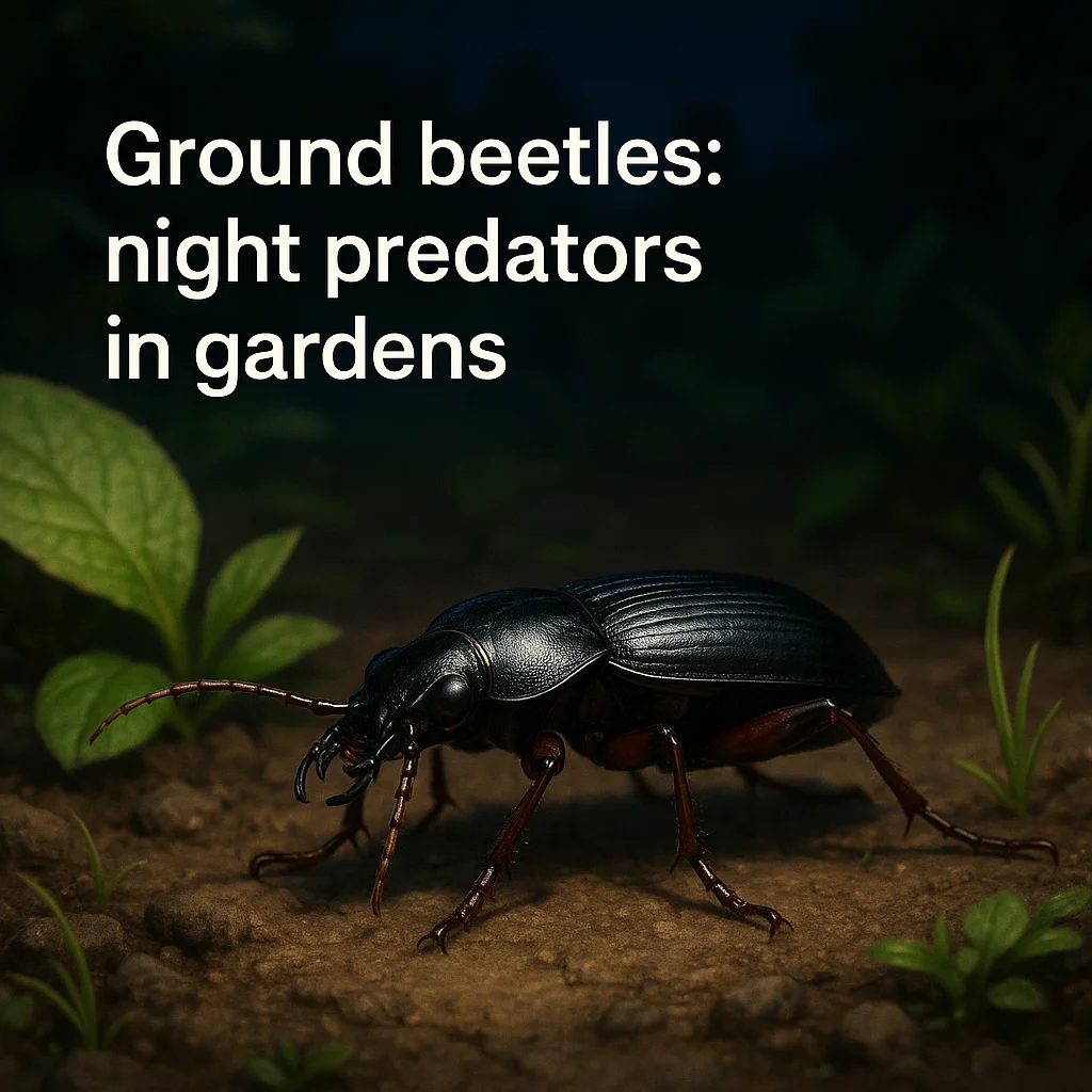 Ground beetles: night predators in gardens