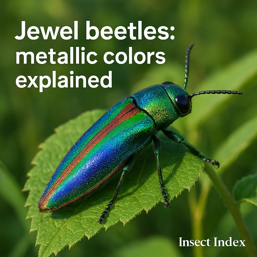 Jewel beetles: metallic colors explained