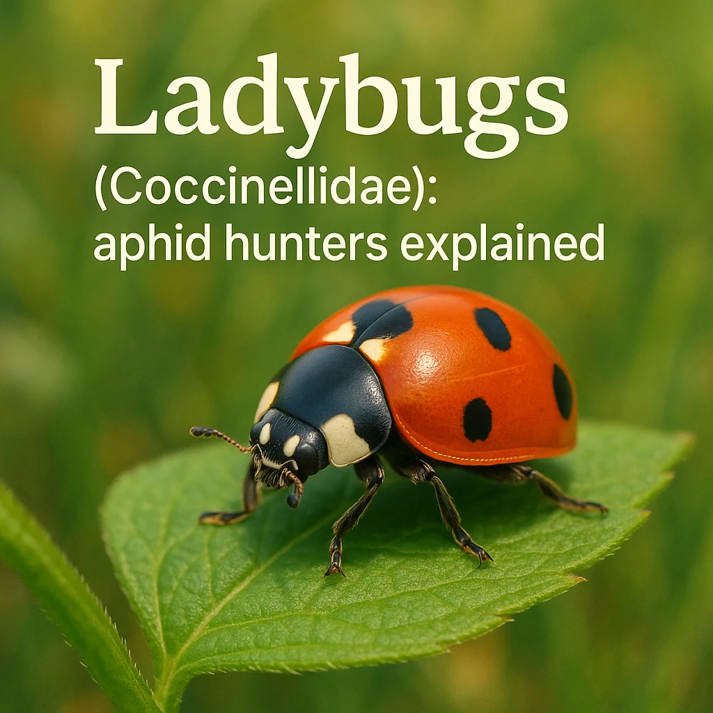 Ladybugs (Coccinellidae): aphid hunters explained