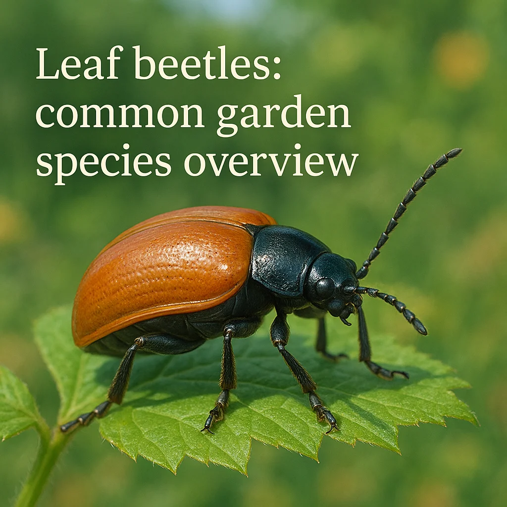 Leaf beetles: common garden species overview