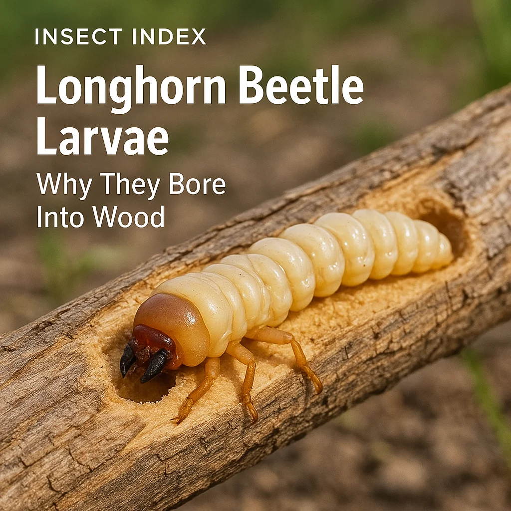 Longhorn Beetle Larvae Why They Bore Into Wood