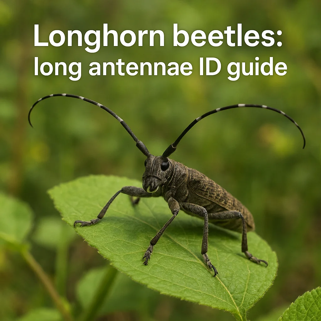 Longhorn beetles: long antennae ID guide