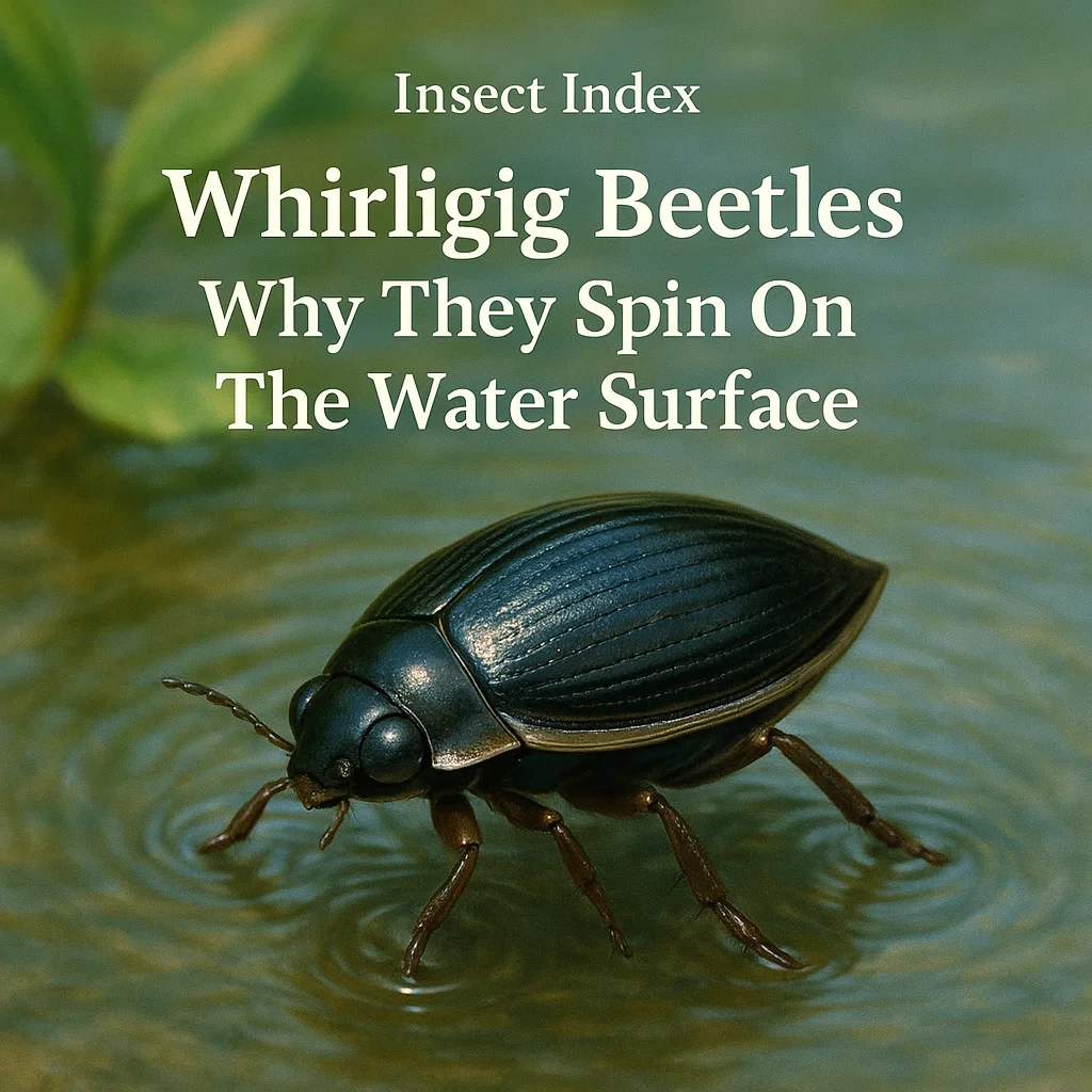 Whirligig Beetles Why They Spin On The Water Surface