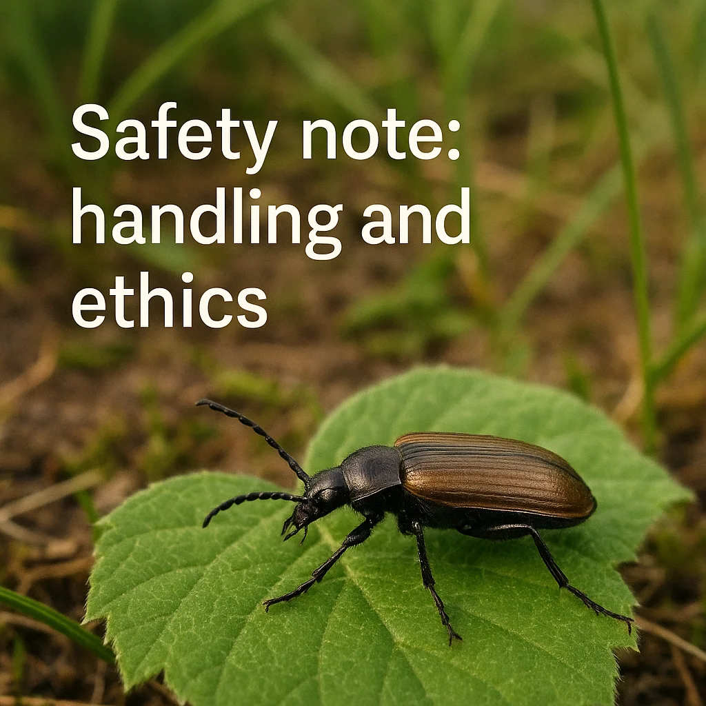 Safety note: handling and ethics