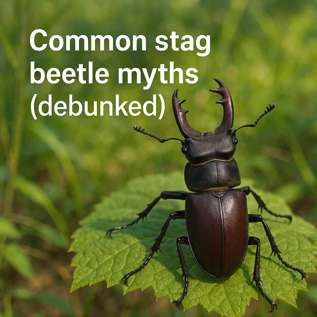 Common stag beetle myths (debunked)