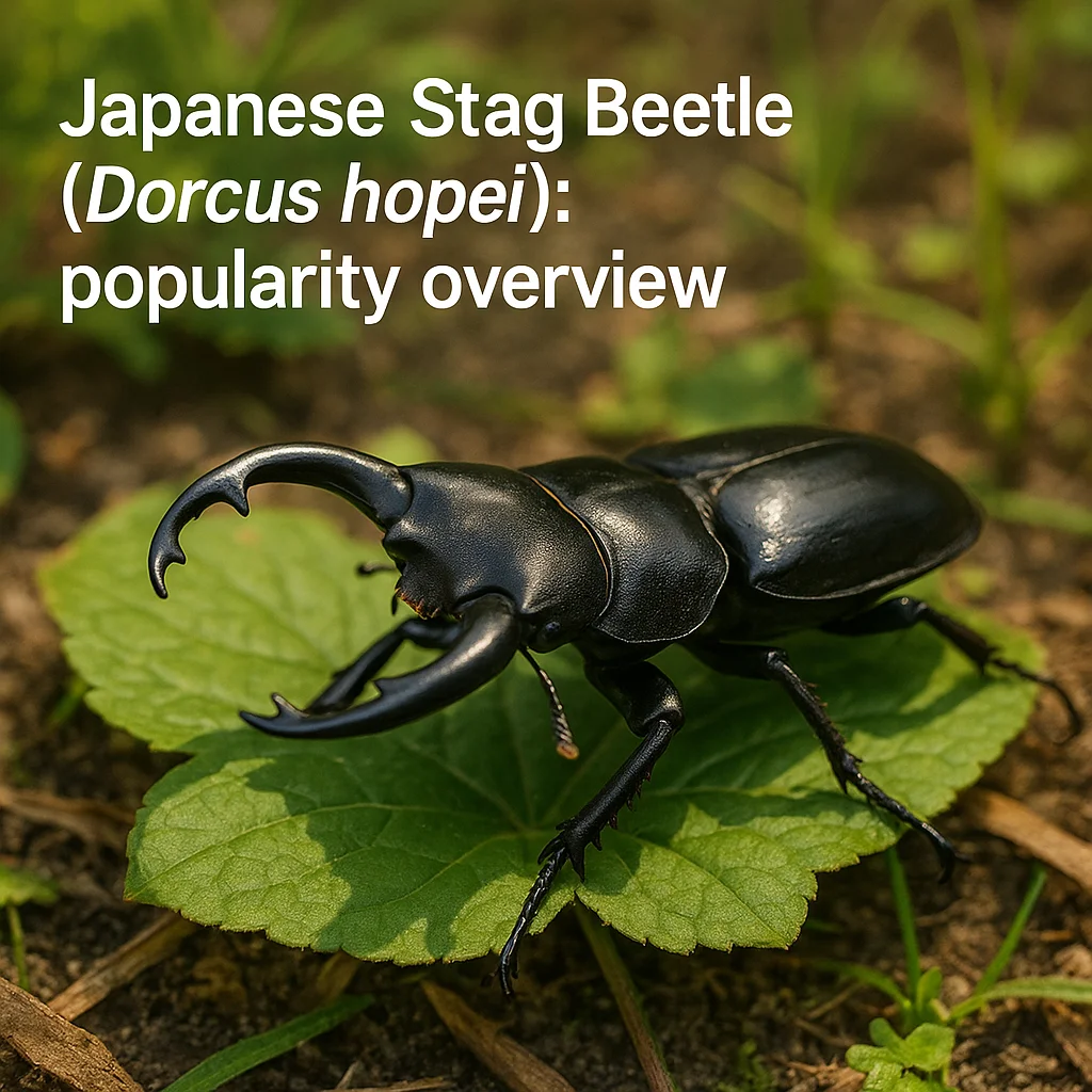 Japanese Stag Beetle (Dorcus hopei): popularity overview