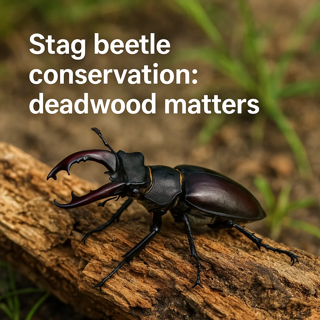 Stag beetle conservation: deadwood matters