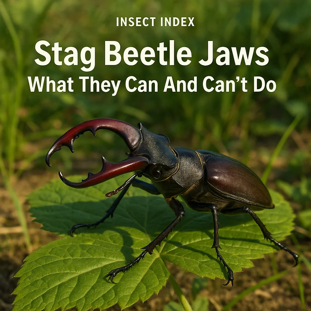 Stag Beetle Jaws What They Can And Can't Do
