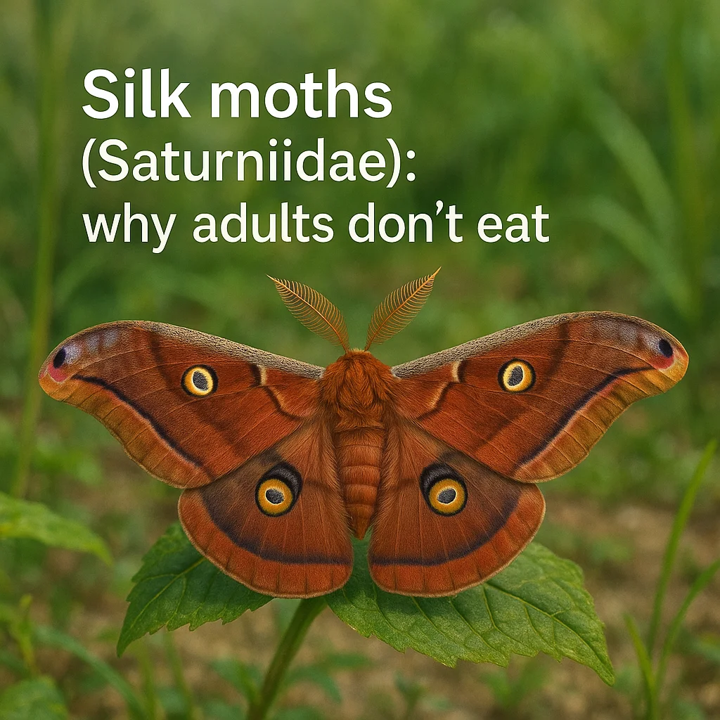Silk moths (Saturniidae): why adults don’t eat