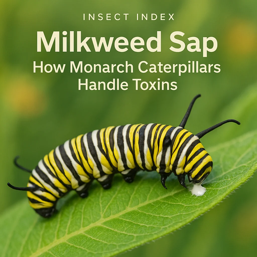 Milkweed Sap How Monarch Caterpillars Handle Toxins