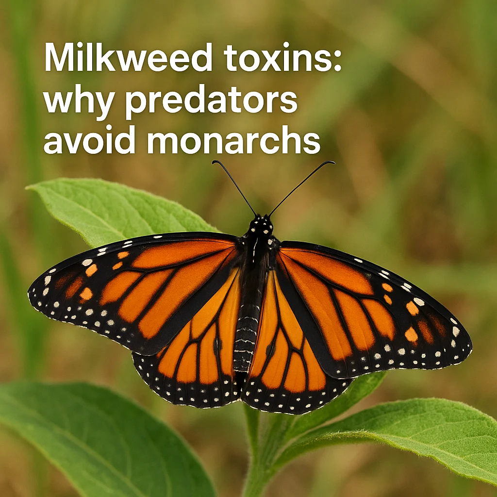 Milkweed toxins: why predators avoid monarchs