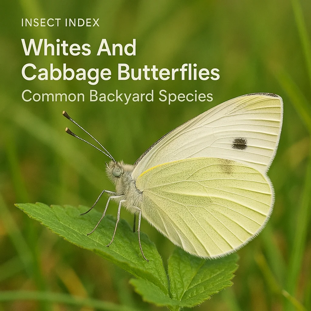 Whites And Cabbage Butterflies Common Backyard Species