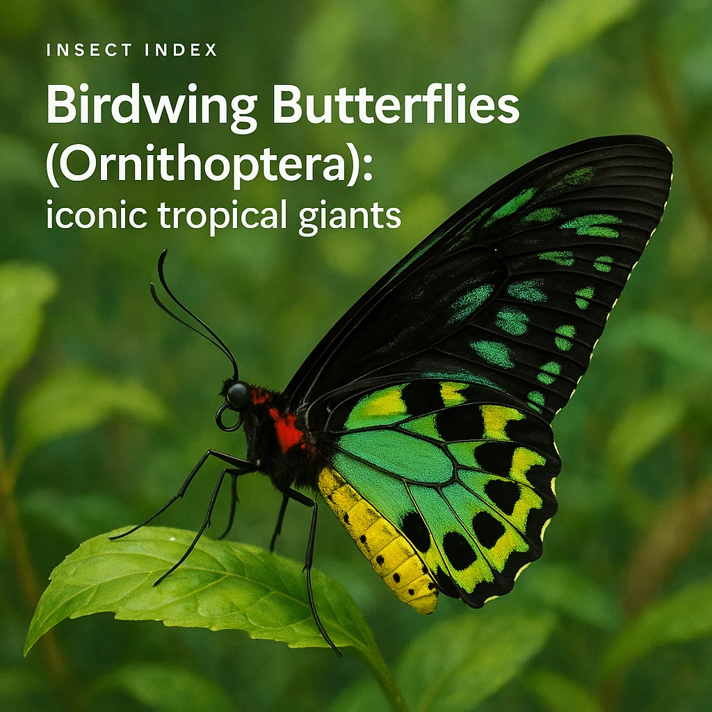 Birdwing Butterflies (Ornithoptera): iconic tropical giants
