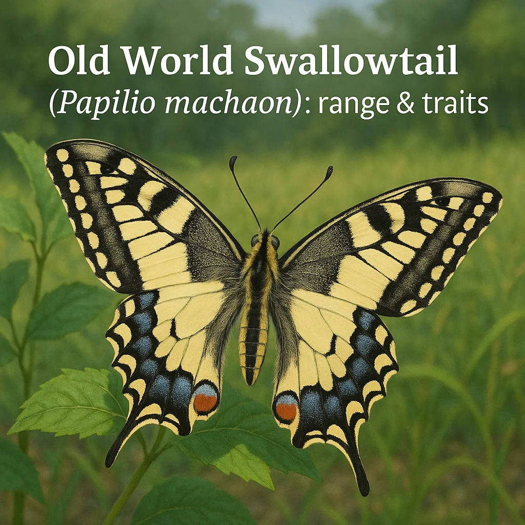 Old World Swallowtail (Papilio machaon): range & traits