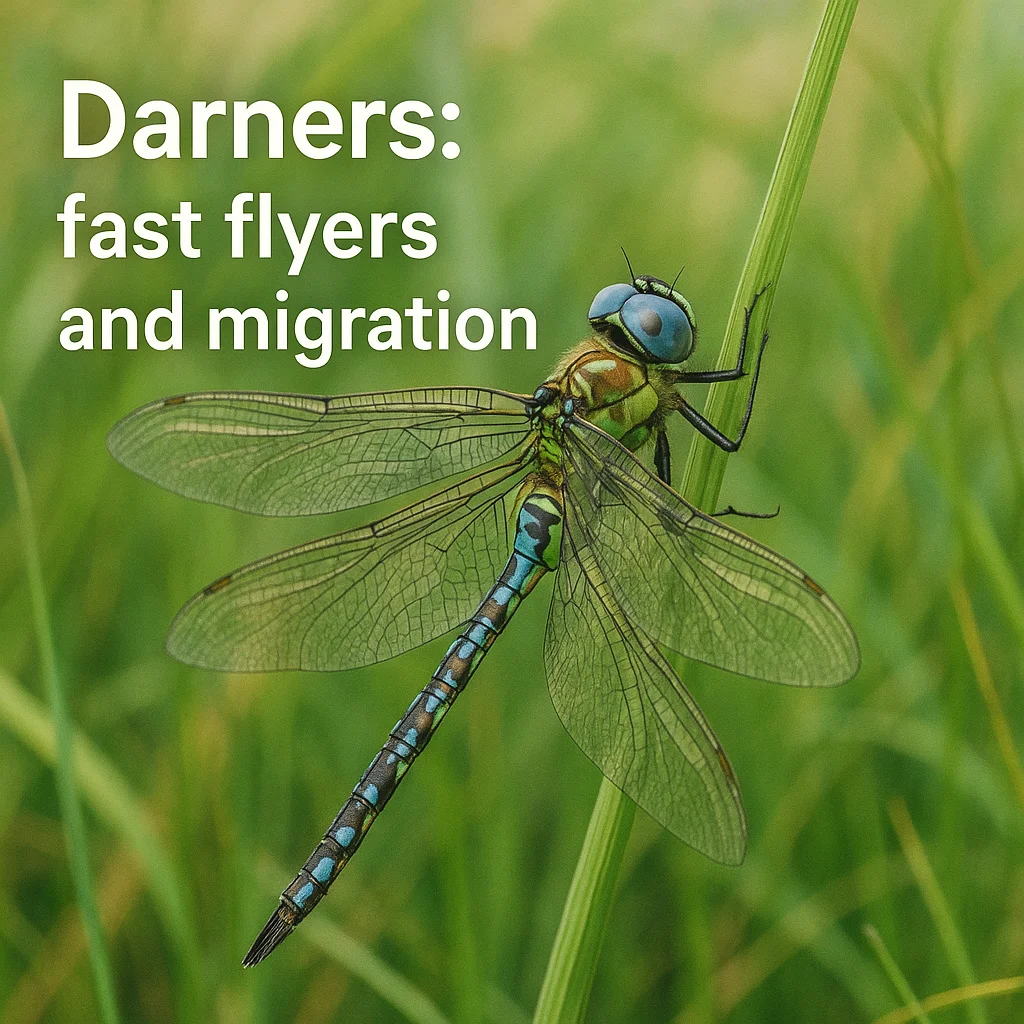 Darners: fast flyers and migration
