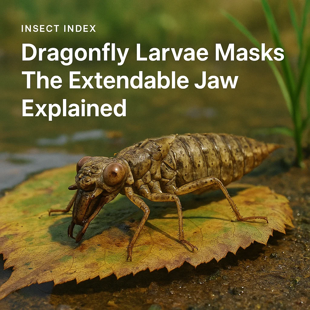 Dragonfly Larvae Masks The Extendable Jaw Explained