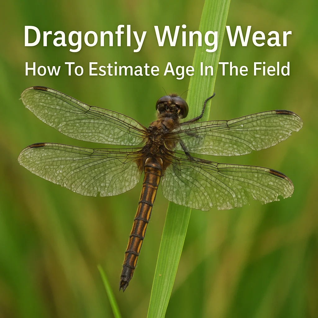 Dragonfly Wing Wear How To Estimate Age In The Field