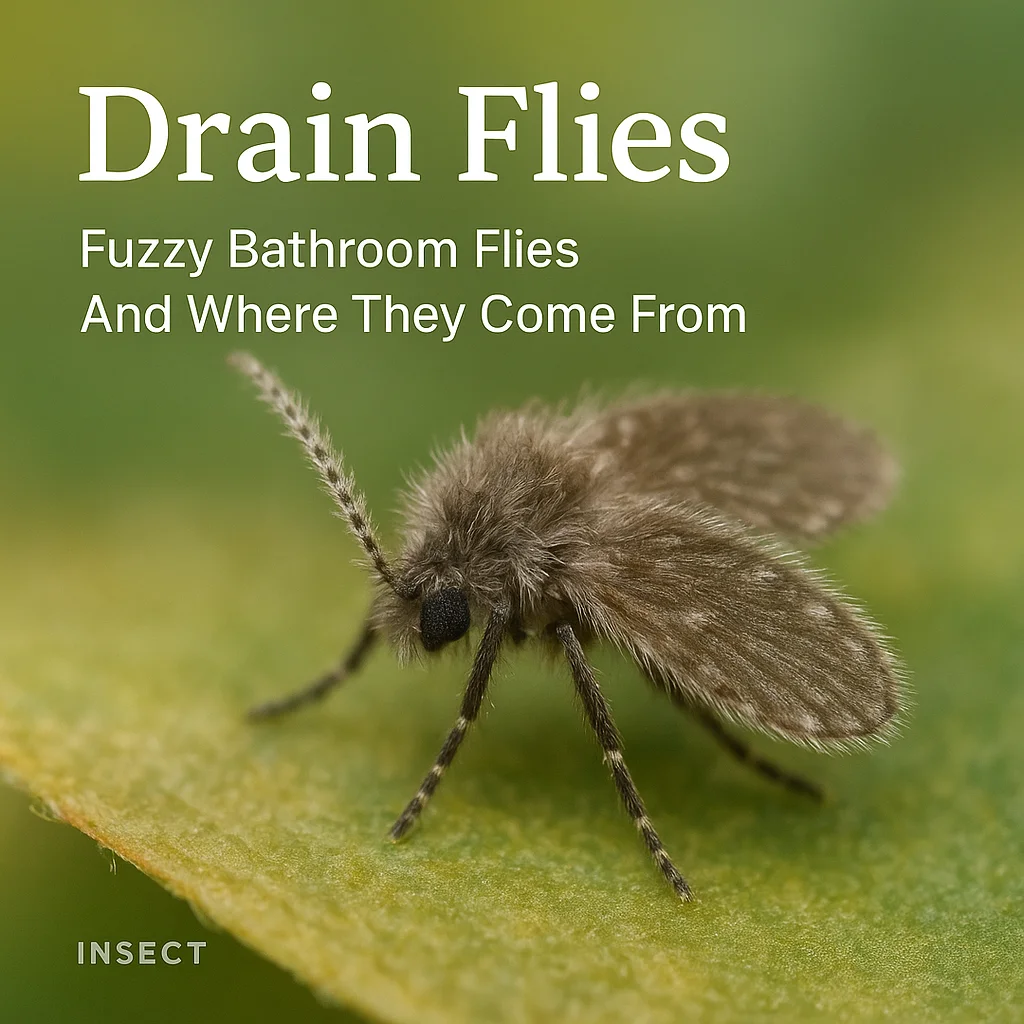 Drain Flies Fuzzy Bathroom Flies And Where They Come From