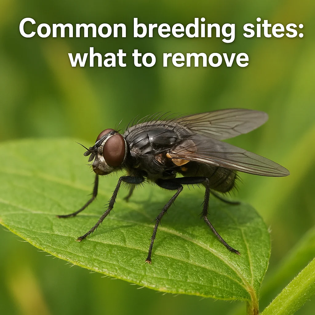 Common breeding sites: what to remove