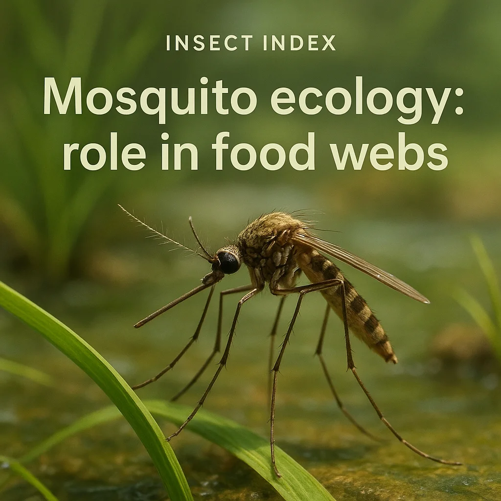 Mosquito ecology: role in food webs