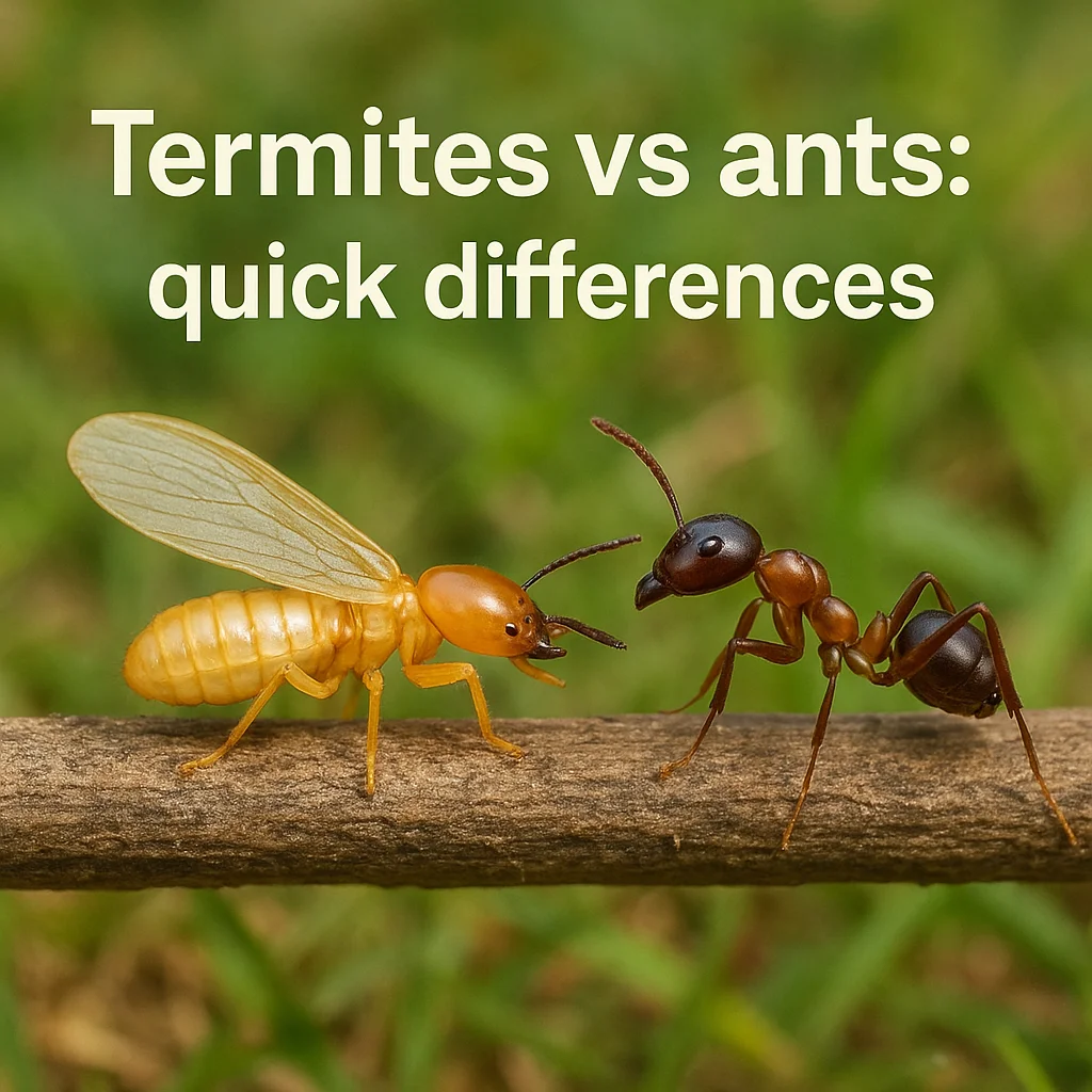 Termites vs ants: quick differences