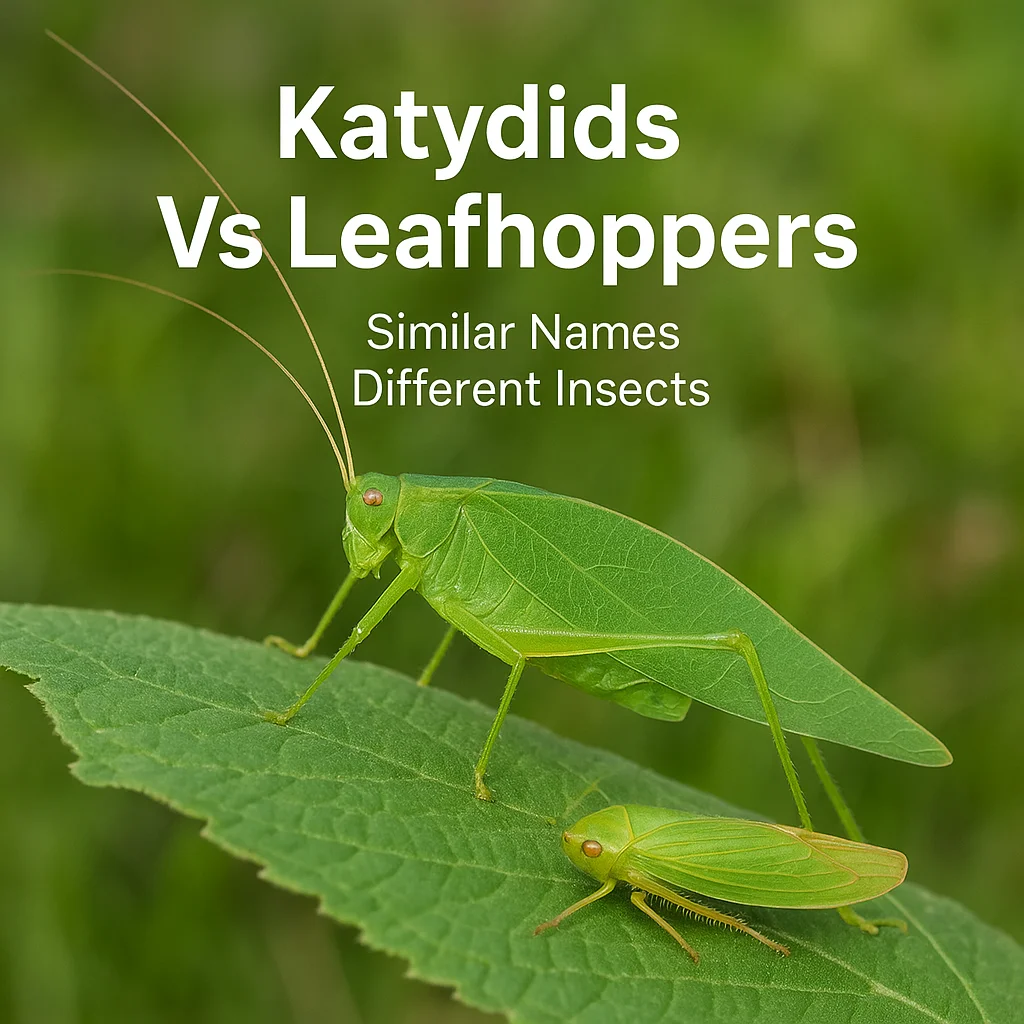 Katydids Vs Leafhoppers Similar Names Different Insects