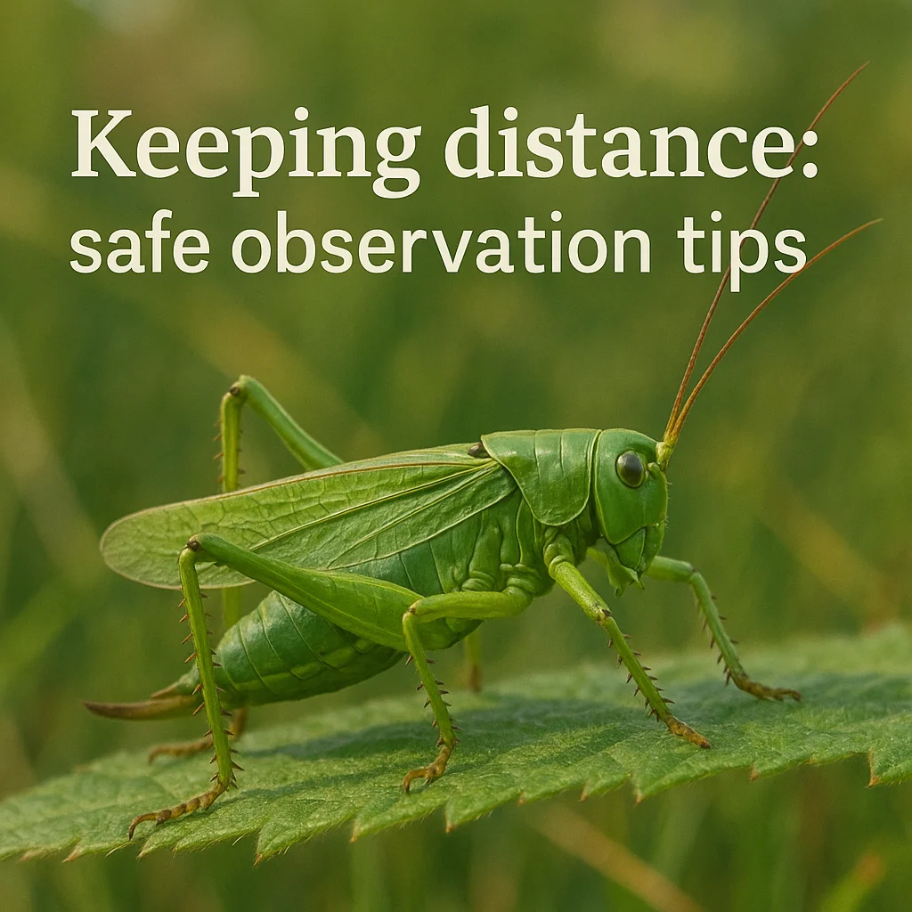 Keeping distance: safe observation tips