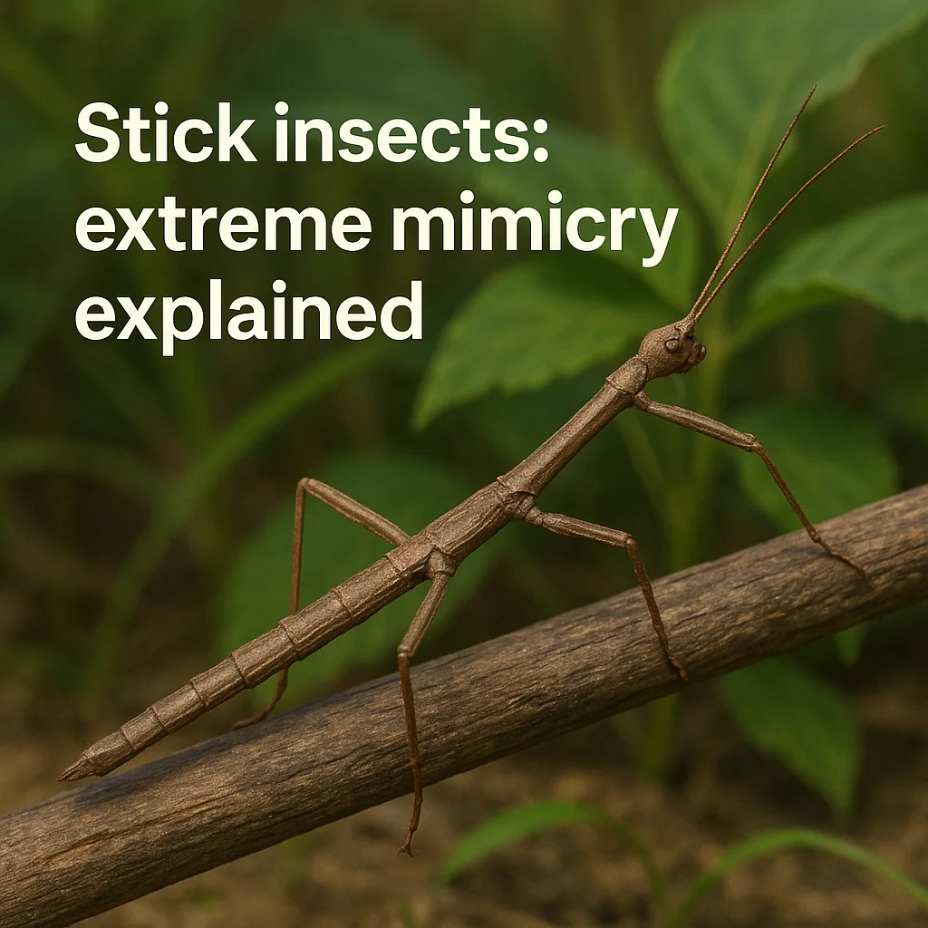 Stick insects: extreme mimicry explained