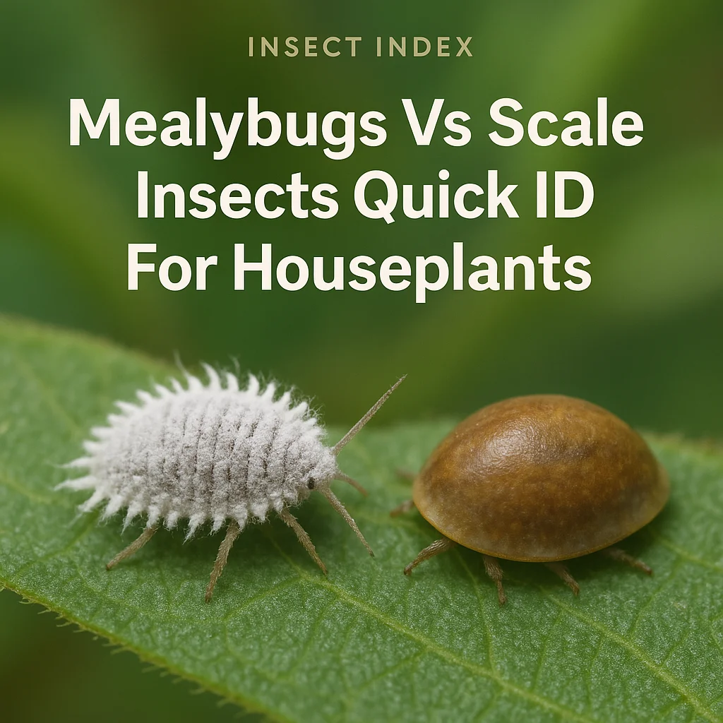 Mealybugs Vs Scale Insects Quick ID For Houseplants