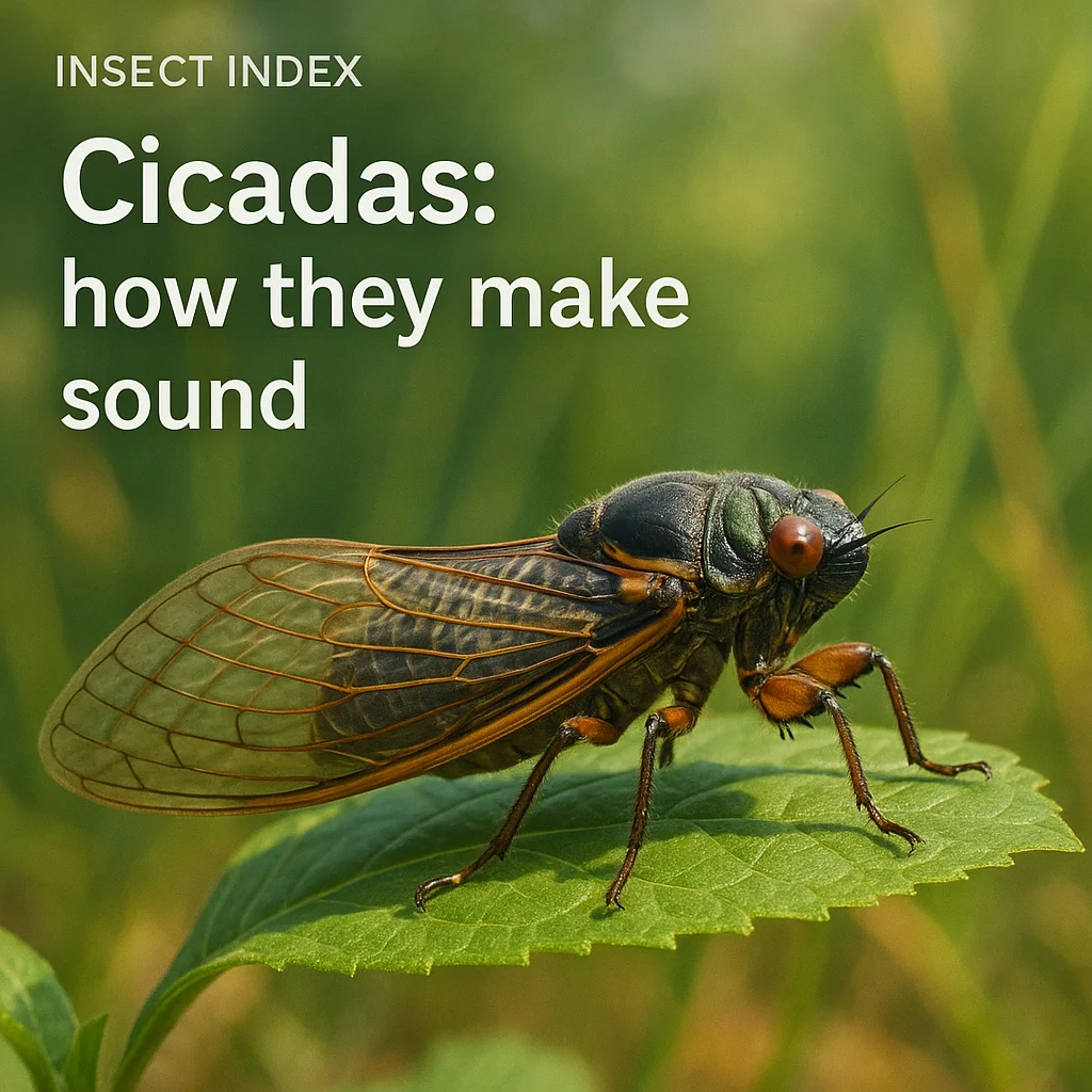 Cicadas: how they make sound