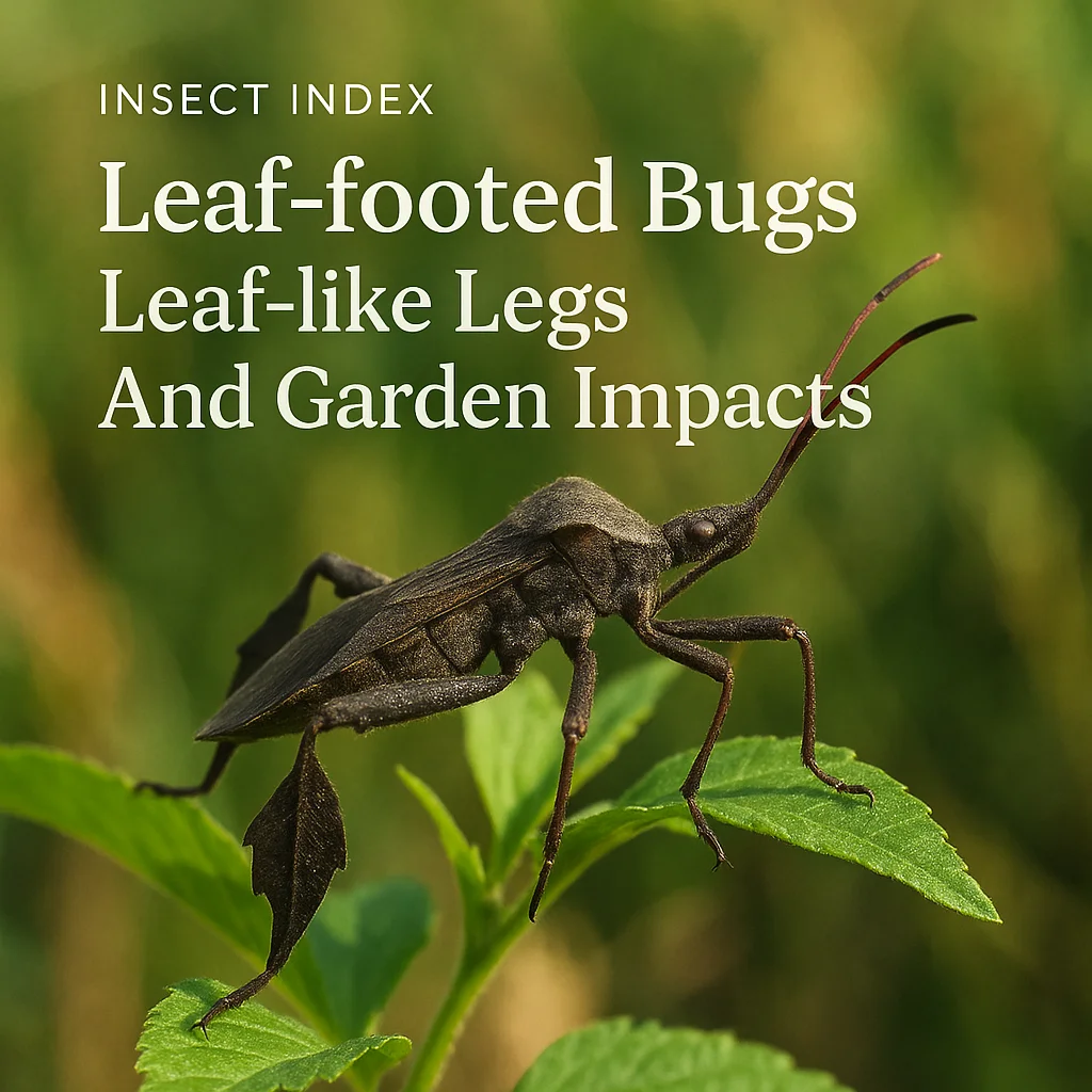 Leaf-footed Bugs Leaf-like Legs And Garden Impacts