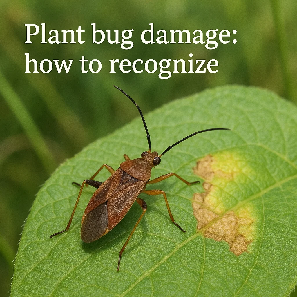 Plant bug damage: how to recognize