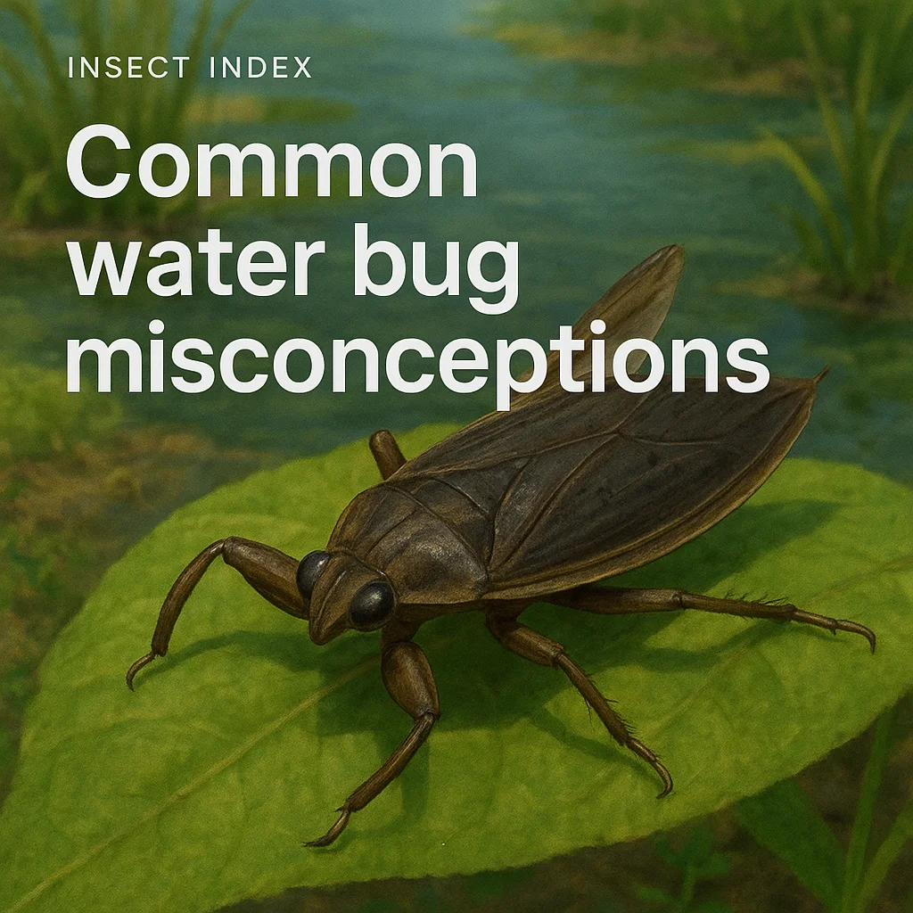 Common water bug misconceptions